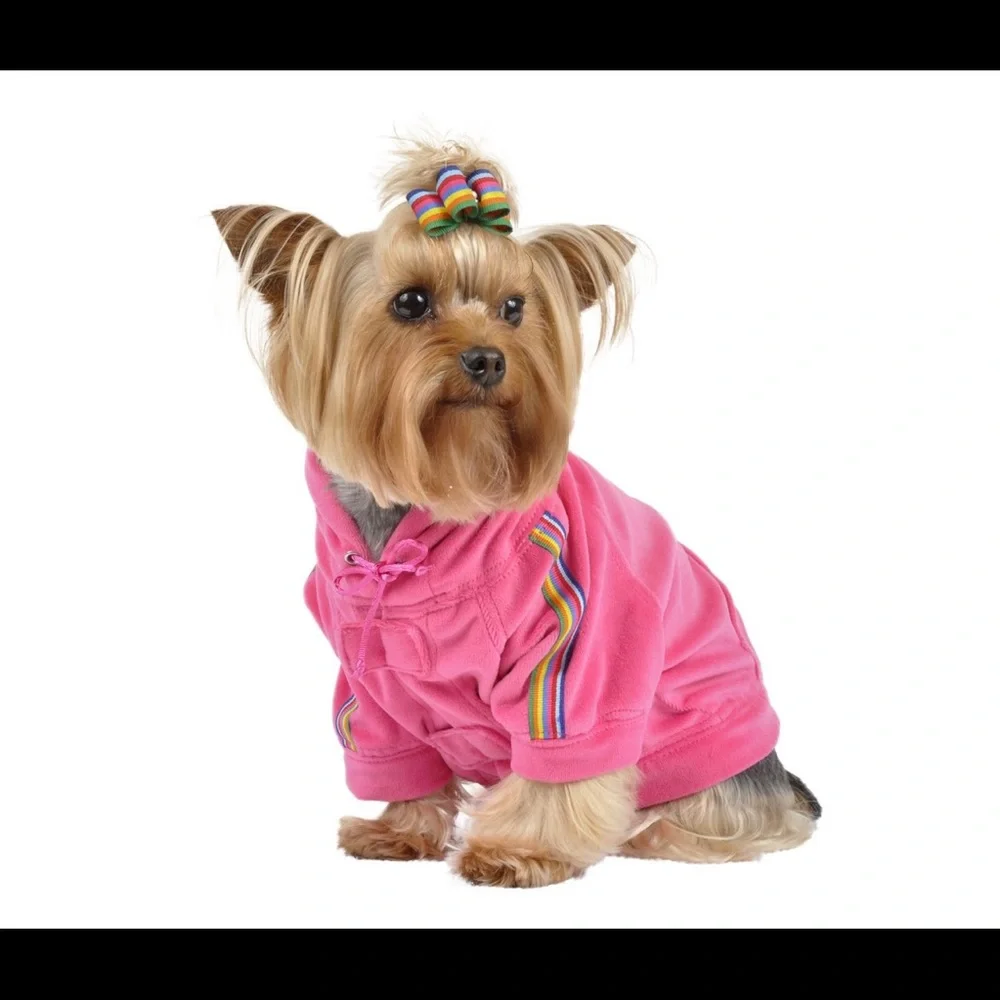 PINK VELOR HOODIE TRACKSUIT JACKET HOODIE BARBIE PINK ⭐️⭐️⭐️⭐️⭐️